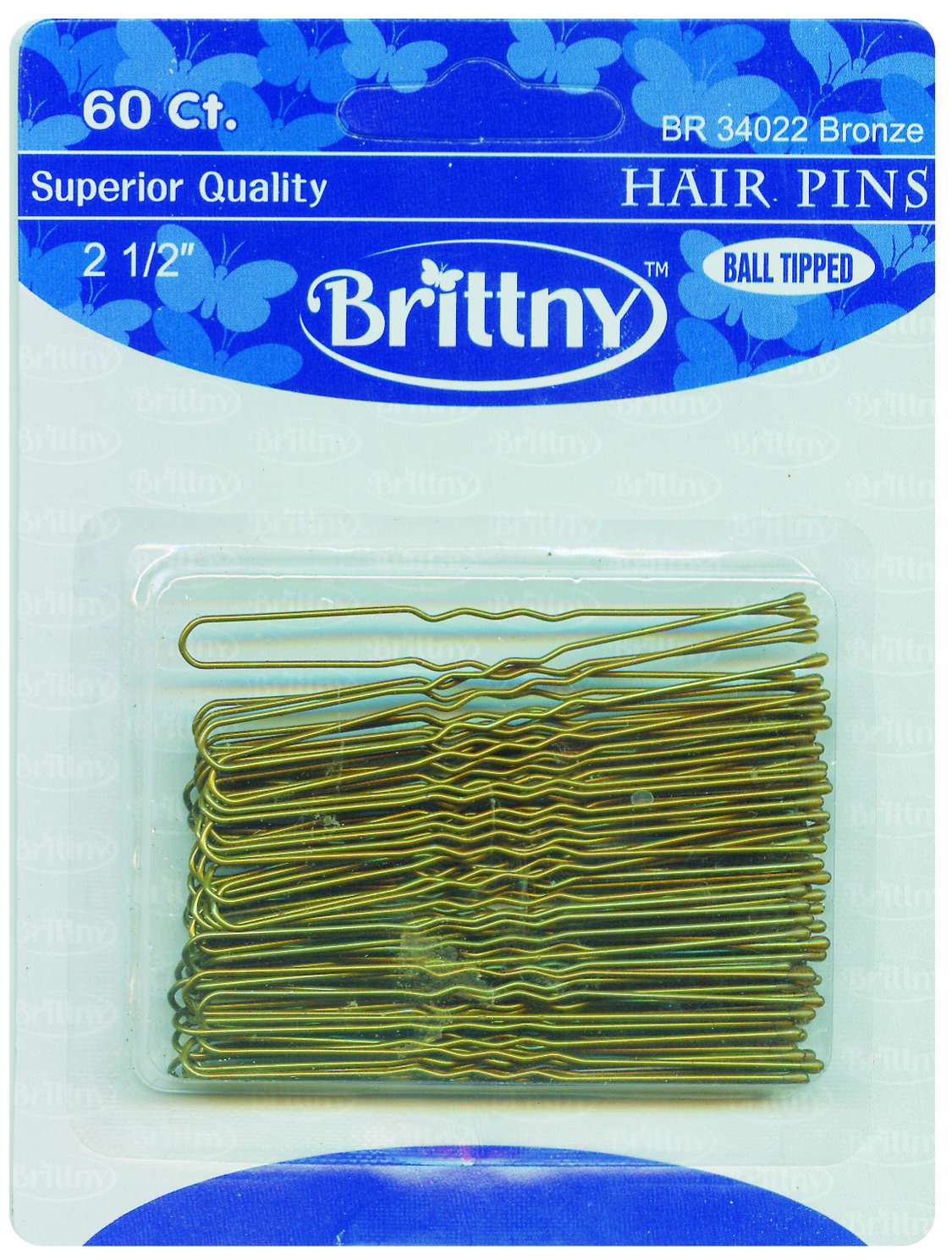 BR PIN HAIR - 2 1/2  BRON