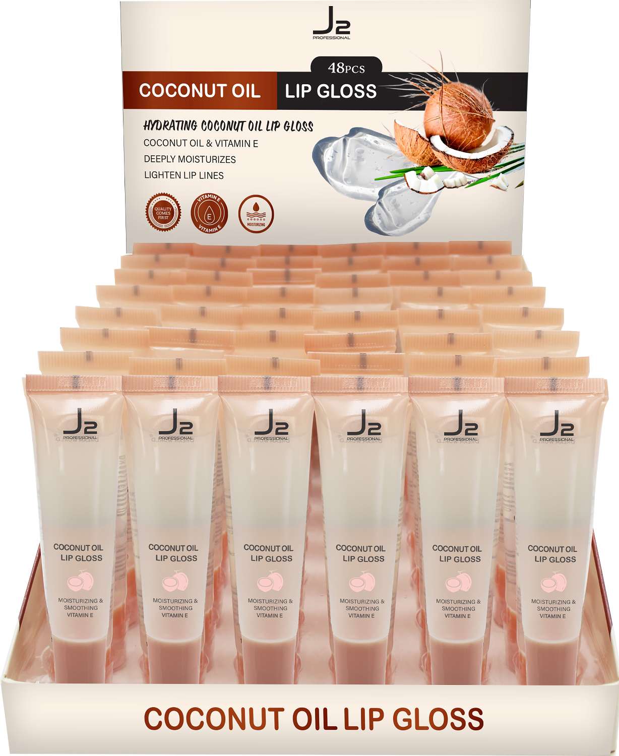 J2 C/LIP GLOSS COCONUT OIL