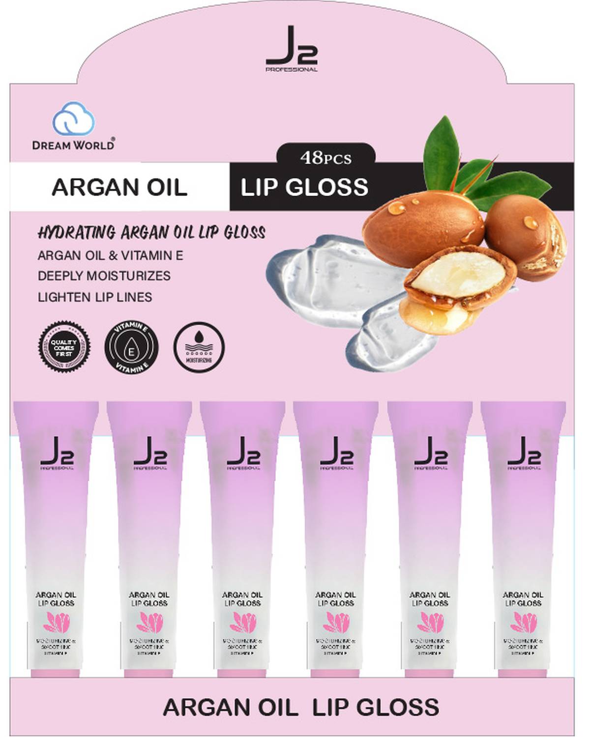 J2 C/LIP GLOSS ARGAN OIL