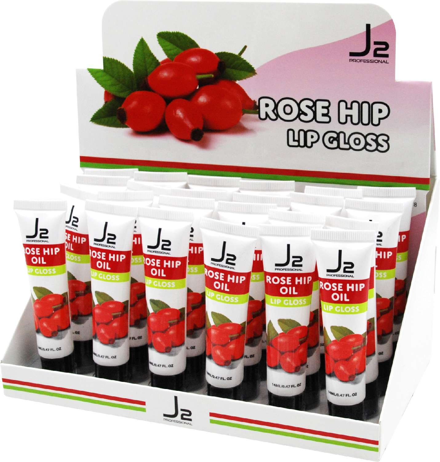 J2 C/LIP GLOSS ROSE HIP OIL