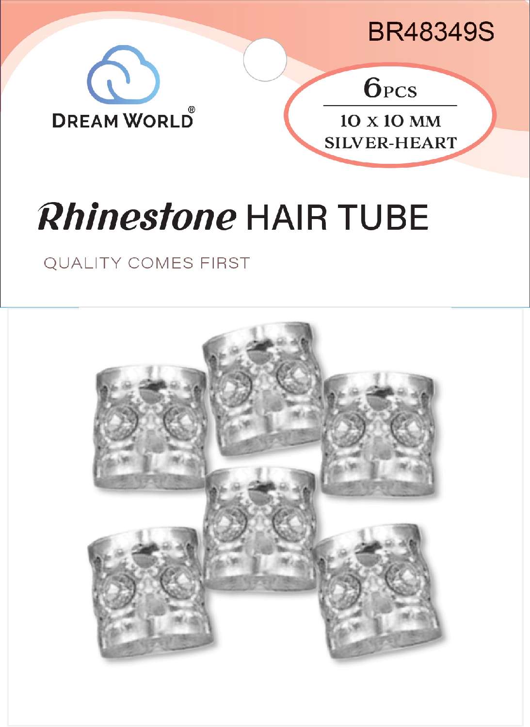 DREAM H/A RHINESTONE TUBE HEART