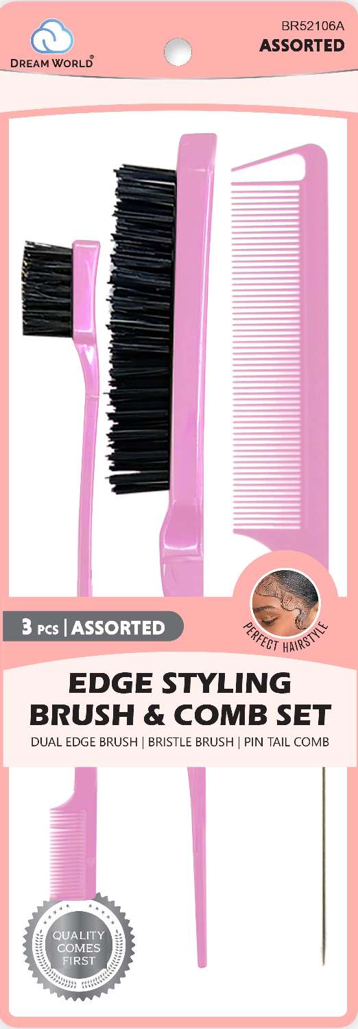 DREAM EDGE STYLING BRUSH AND COMB SET