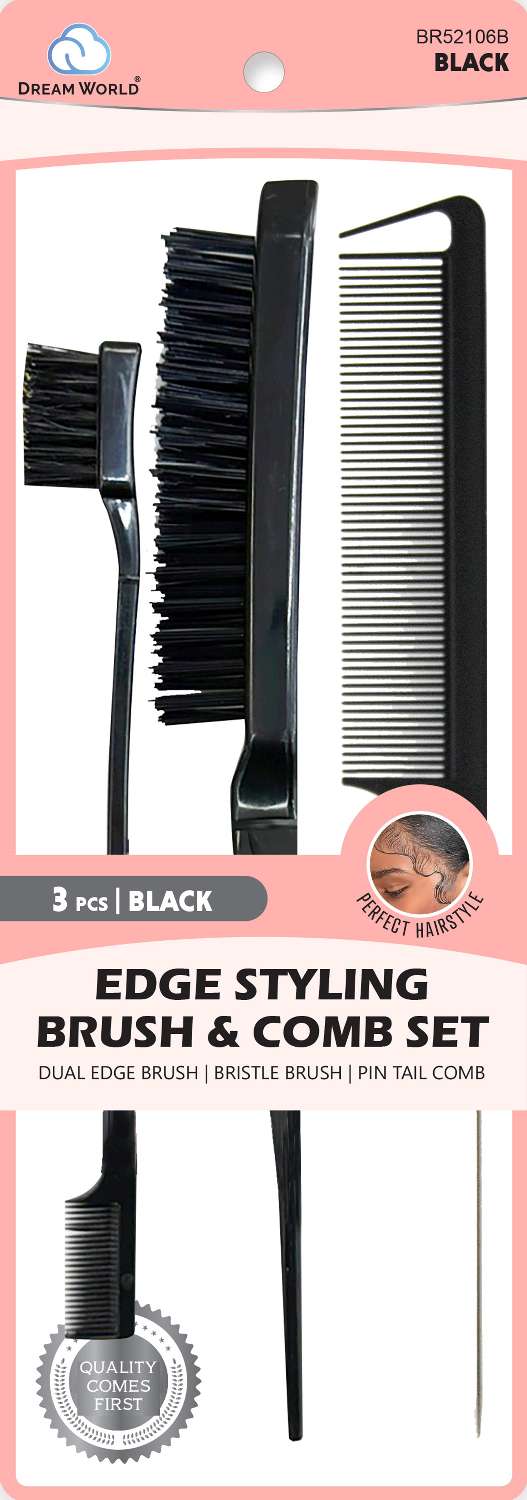 DREAM EDGE STYLING BRUSH AND COMB SET
