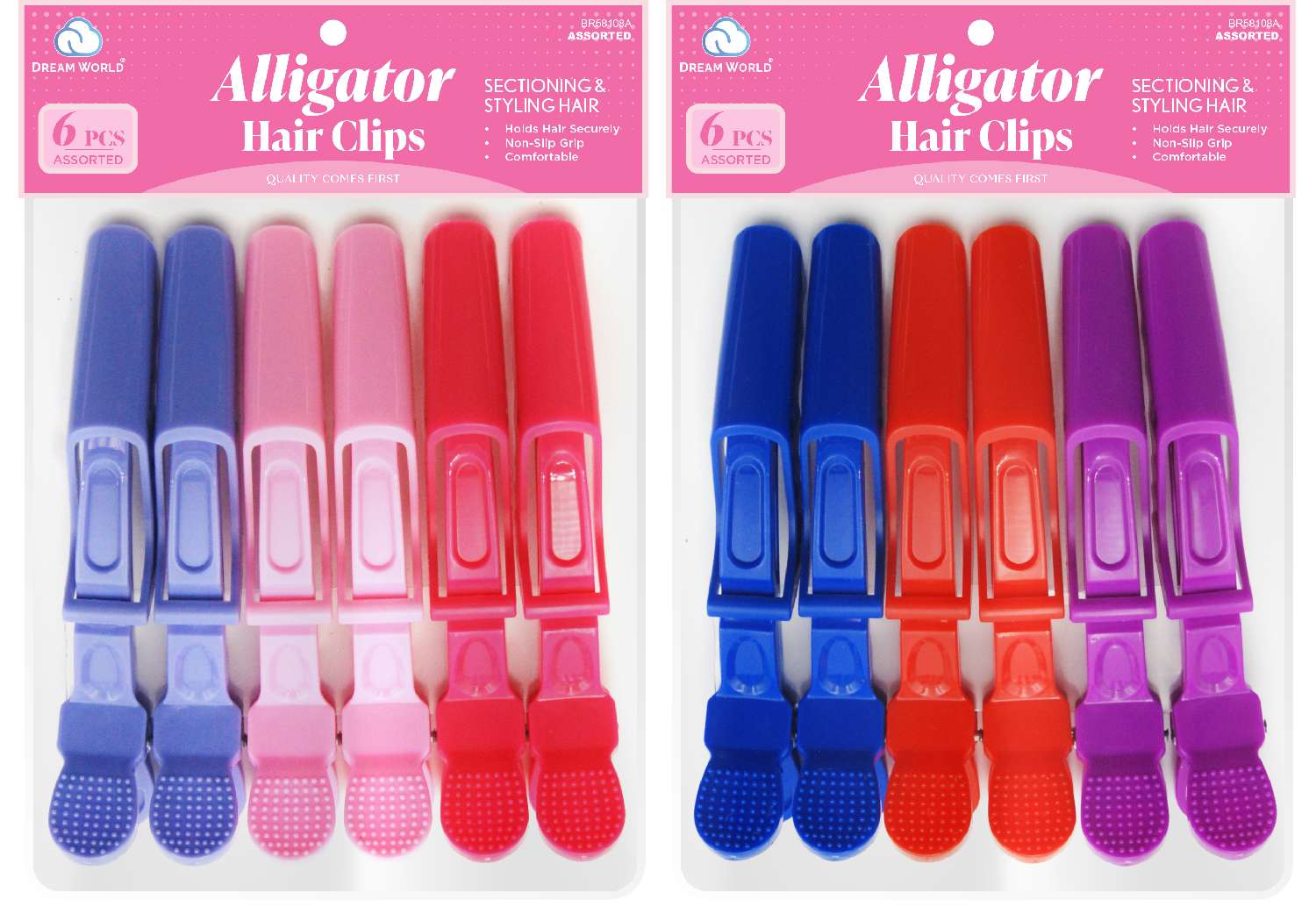 DREAM CLIP ALLIGATOR 6PC/PK