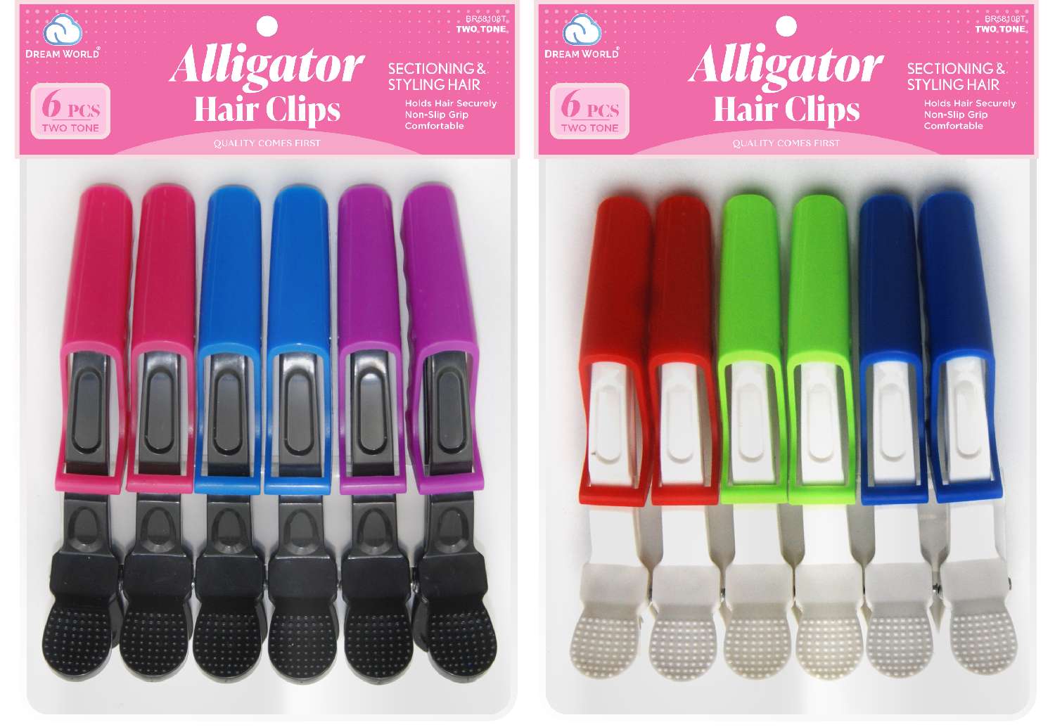 DREAM CLIP ALLIGATOR 6PC/PK
