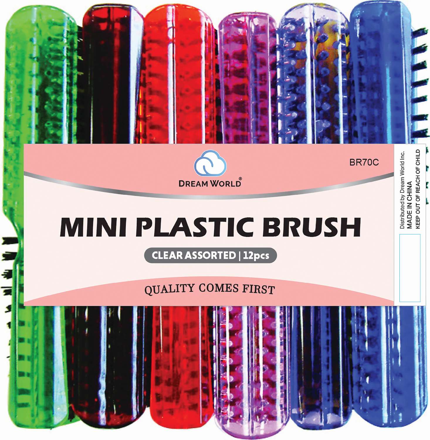 DREAM BRUSH PLASTIC L-70 MINI