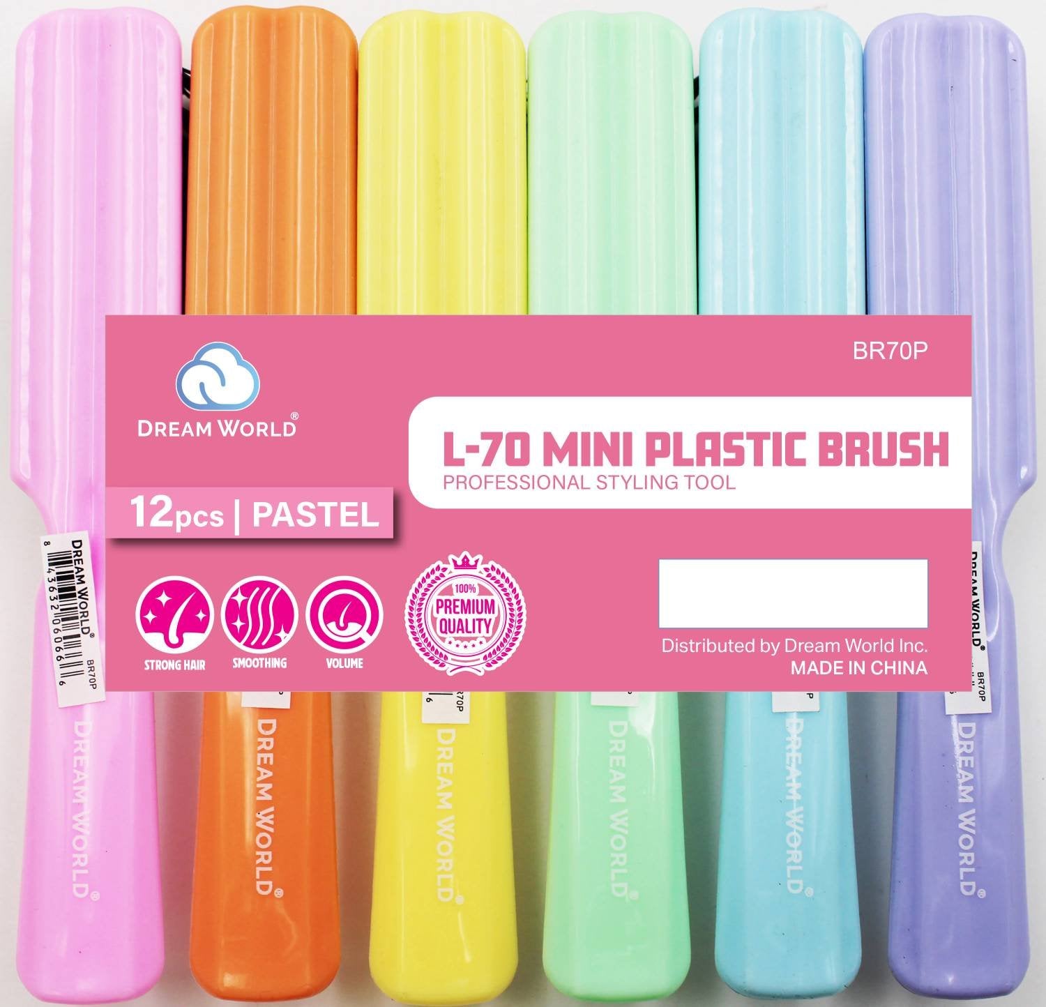 DREAM BRUSH PLASTIC L-70 MINI