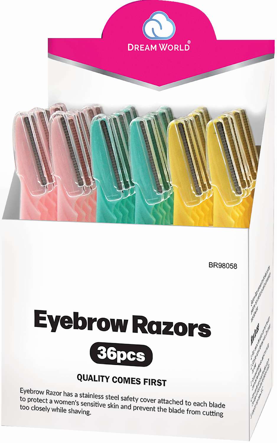 DREAM EYEBROW RAZOR TINKLE 36PC/DP