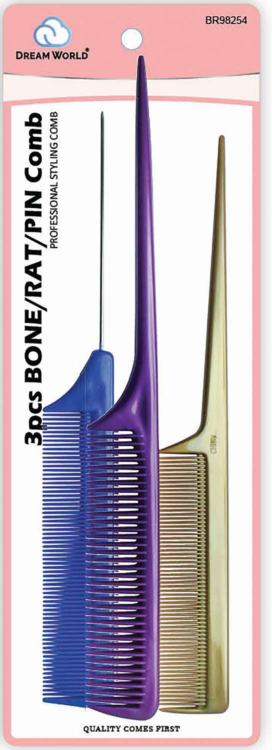 DREAM COMB COMBO BONE/RAT/PIN