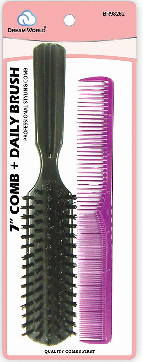 DREAM BRUSH AND COMB 7IN  STYLING