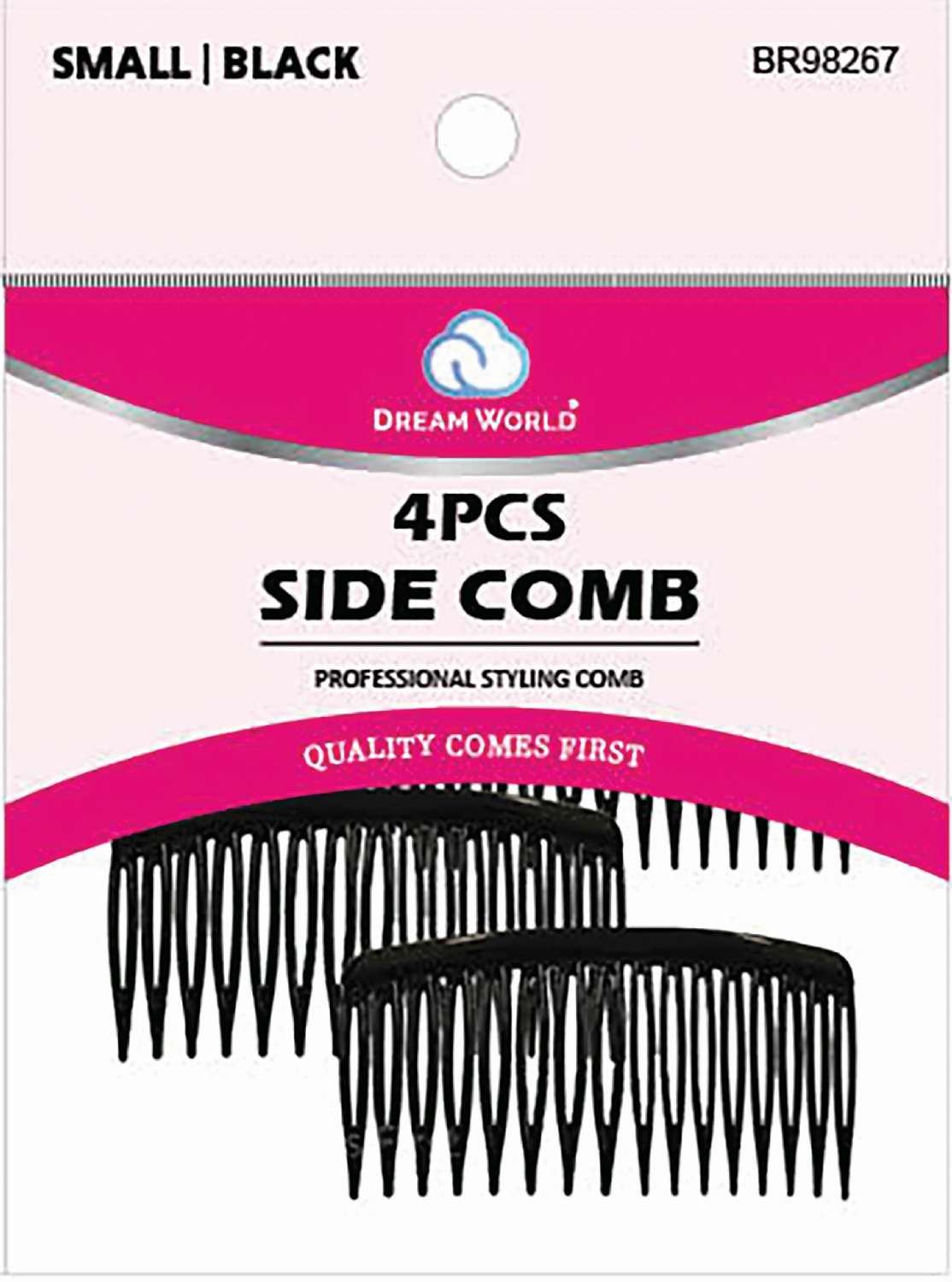 DREAM COMB SIDE 4PCS BK