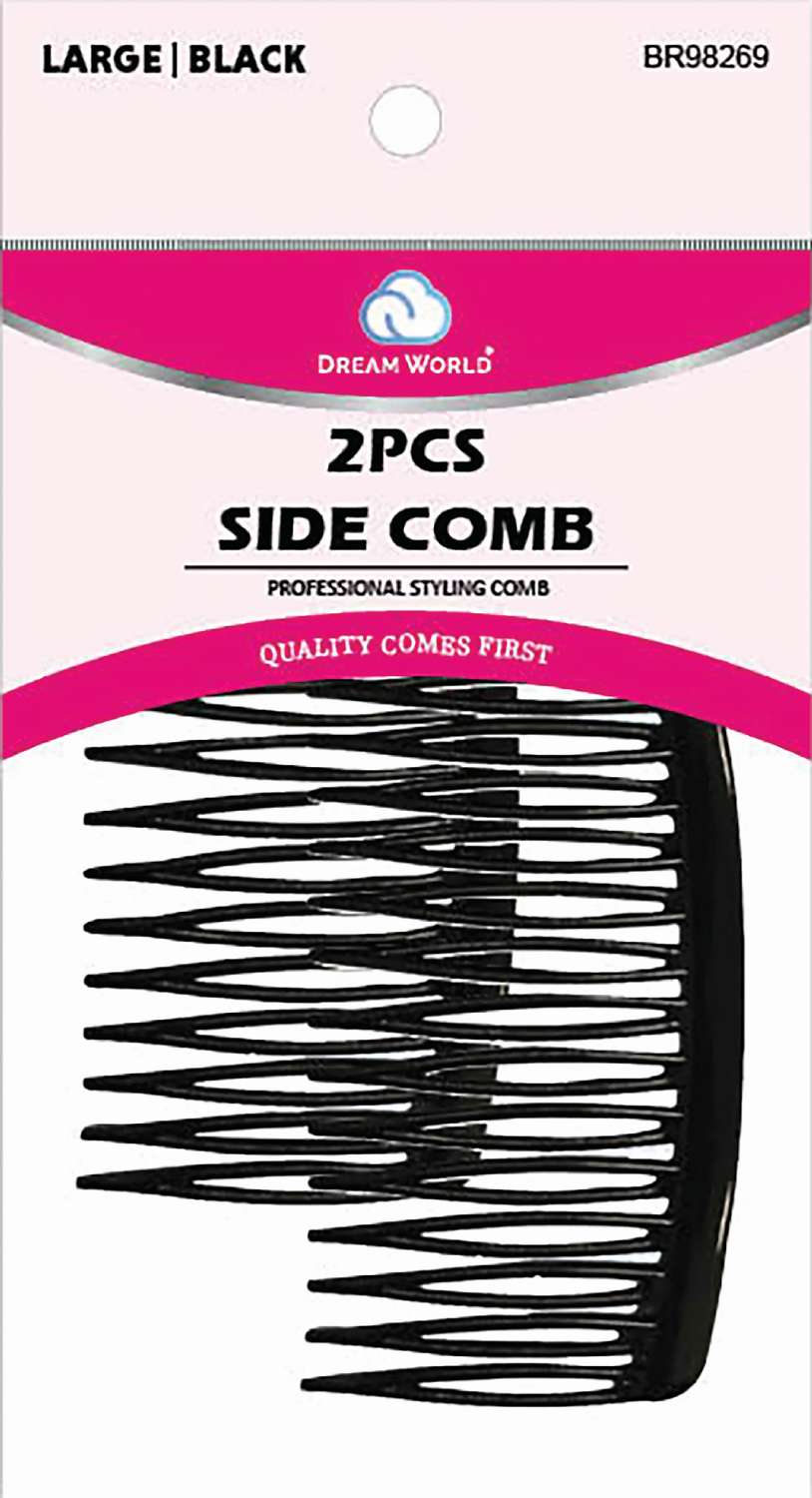DREAM COMB SIDE 2PCS BK