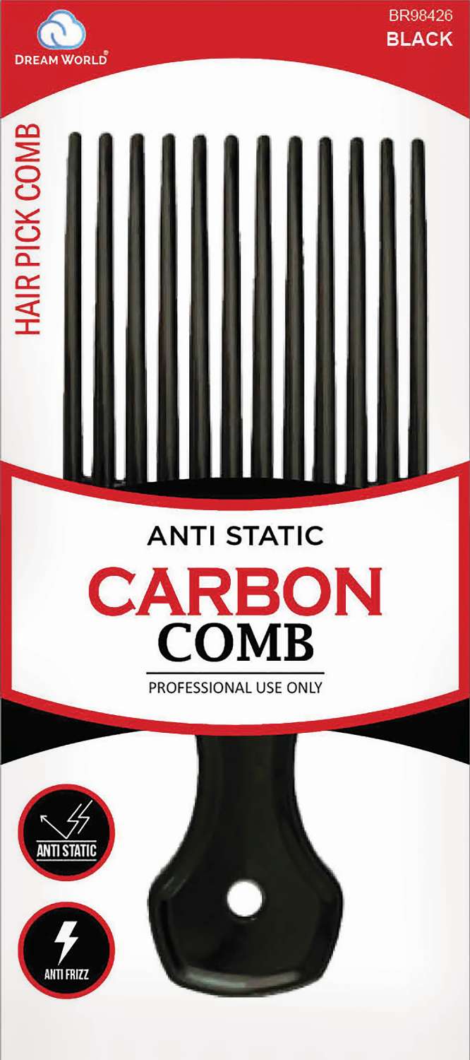 DREAM COMB/C  HAIR PICK 6RD+6BK