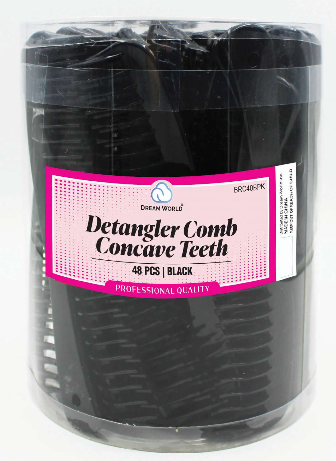 DREAM COMB DETANGLER 48PC/JR