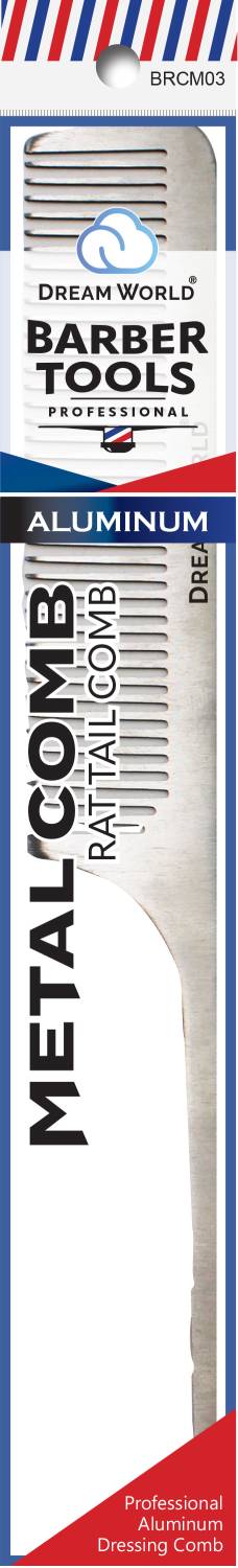 DREAM COMB METAL RAT TAIL 10 INCH