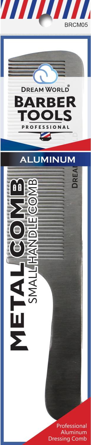 DREAM COMB METAL SMALL HANDLE 7.5 INCH