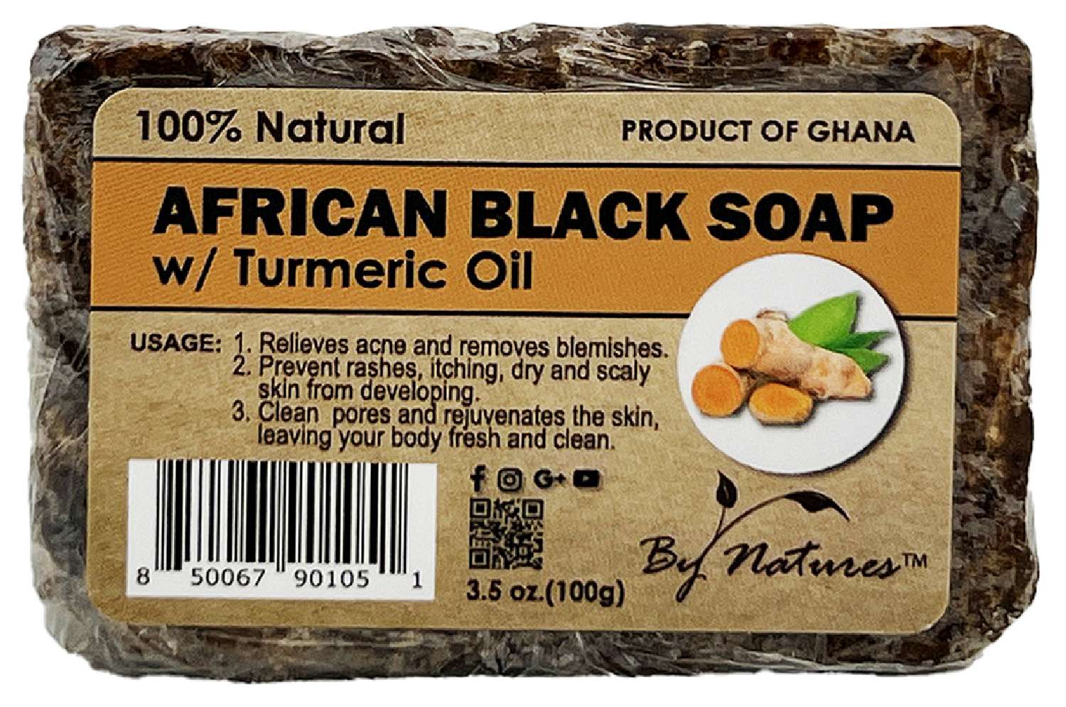 BYN BLACK SOAP TURMERIC
