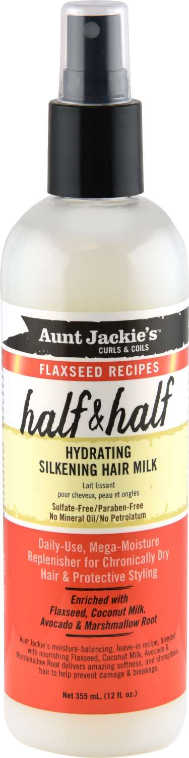 AUNT J FLAX HALF/HALF MILK