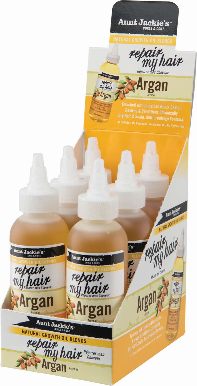 AUNT JACKIE OIL ARGAN 6/DP