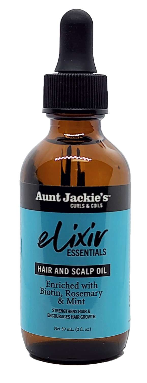 AUNT J ELIXIR H/S OIL BIOTIN BLUE 6/BX