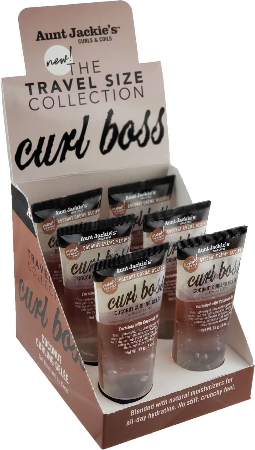 AUNT J COCONUT CURL BOSS GELEE 6/DP