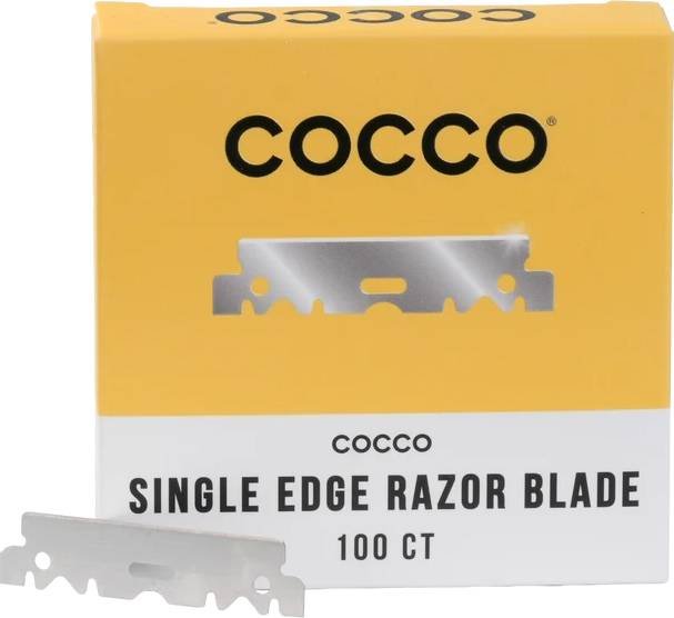 COCCO SINGLE EDGE RAZOR BLADE 100CT