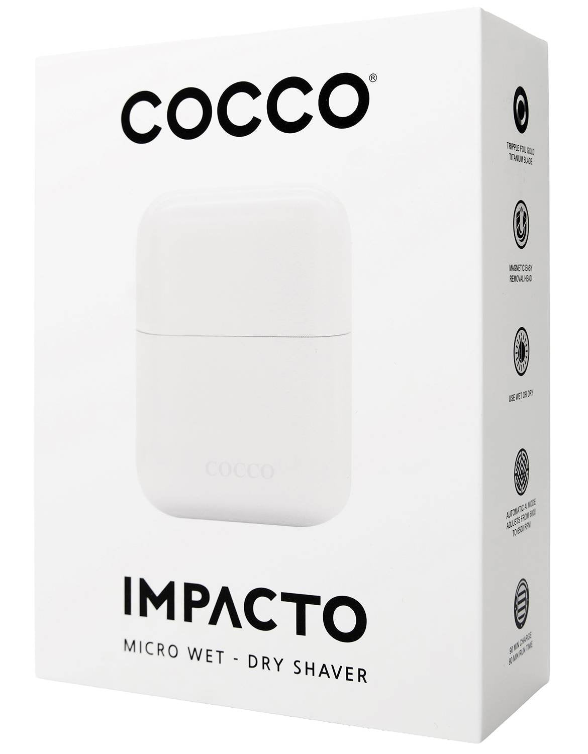 COCCO IMPACTO SHAVER [PEARL WHITE]