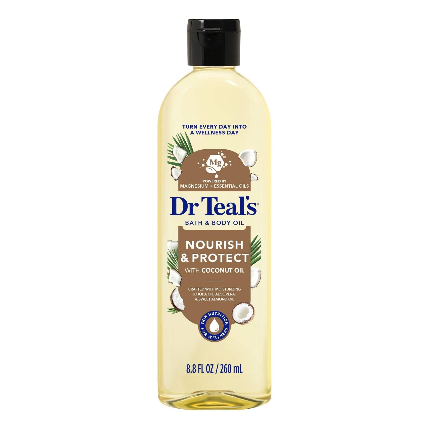 DR TEAL BODY OIL NOURISH/PROTECT COCONUT