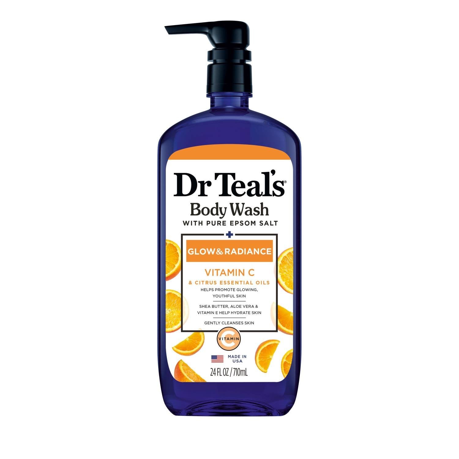 DR TEAL BODY WASH VITAMIN C
