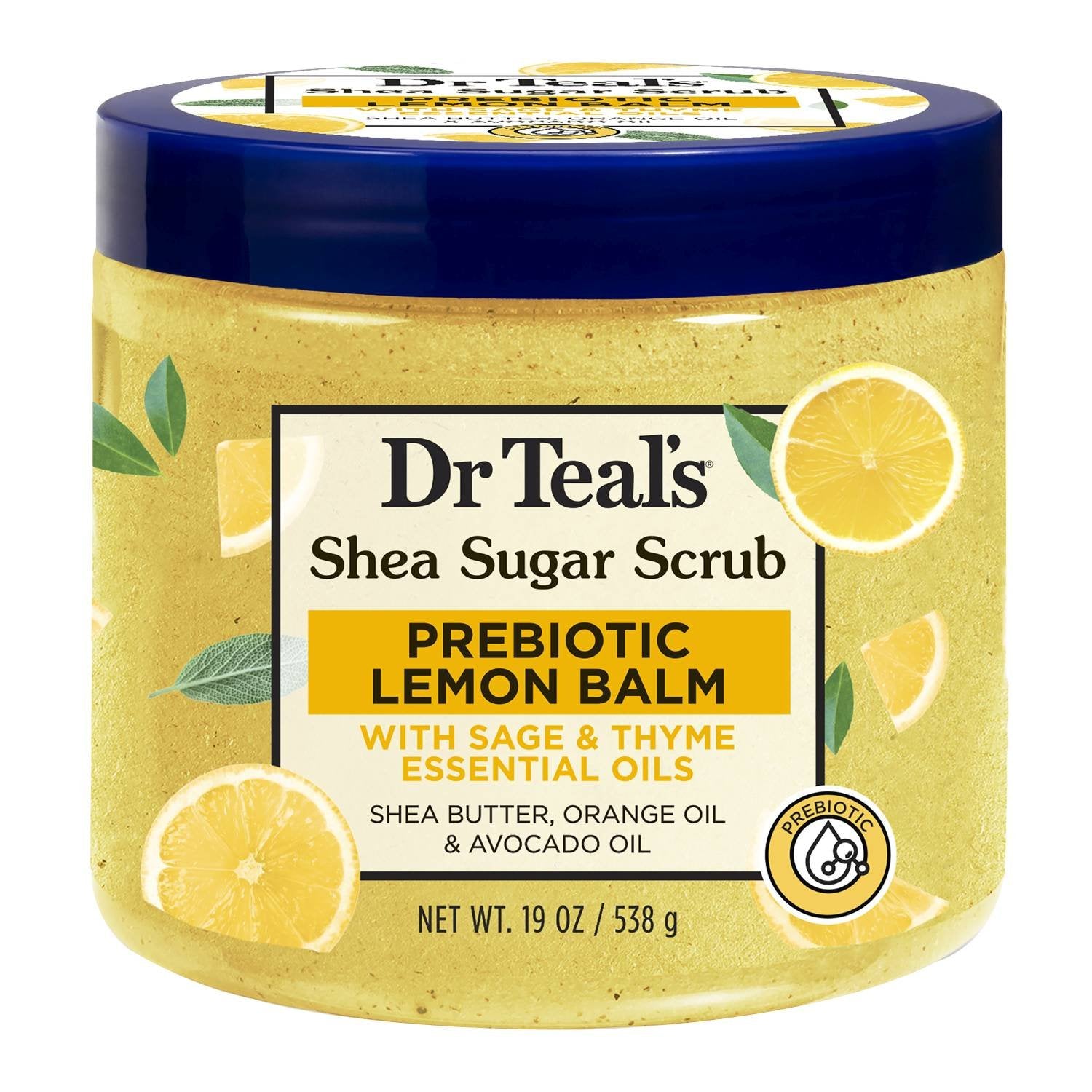 DR TEAL SCRUB PREBIOTIC LEMON BALM