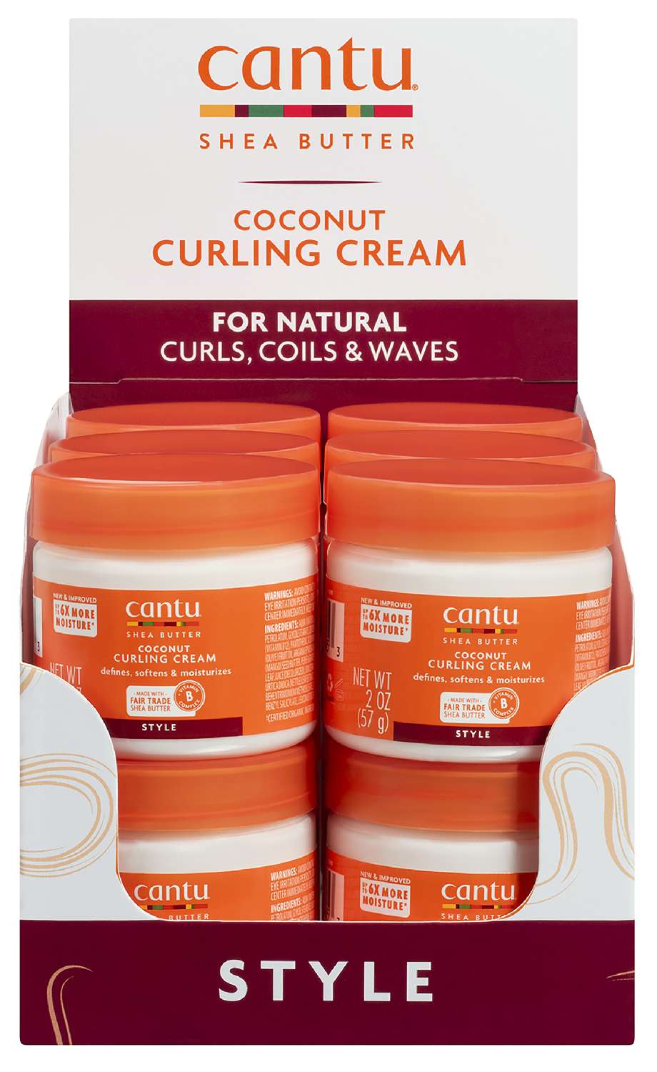 CANTU SHEA NAT CURLING CREAM 12/DP