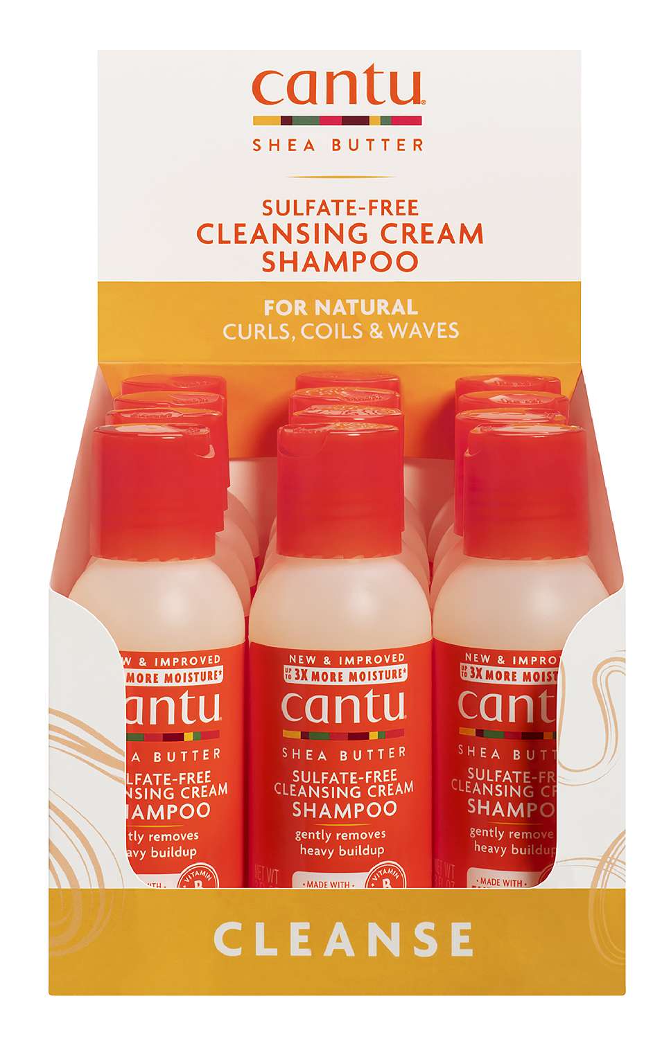 CANTU SHEA NAT SULF F SHAMPOO 12/DP
