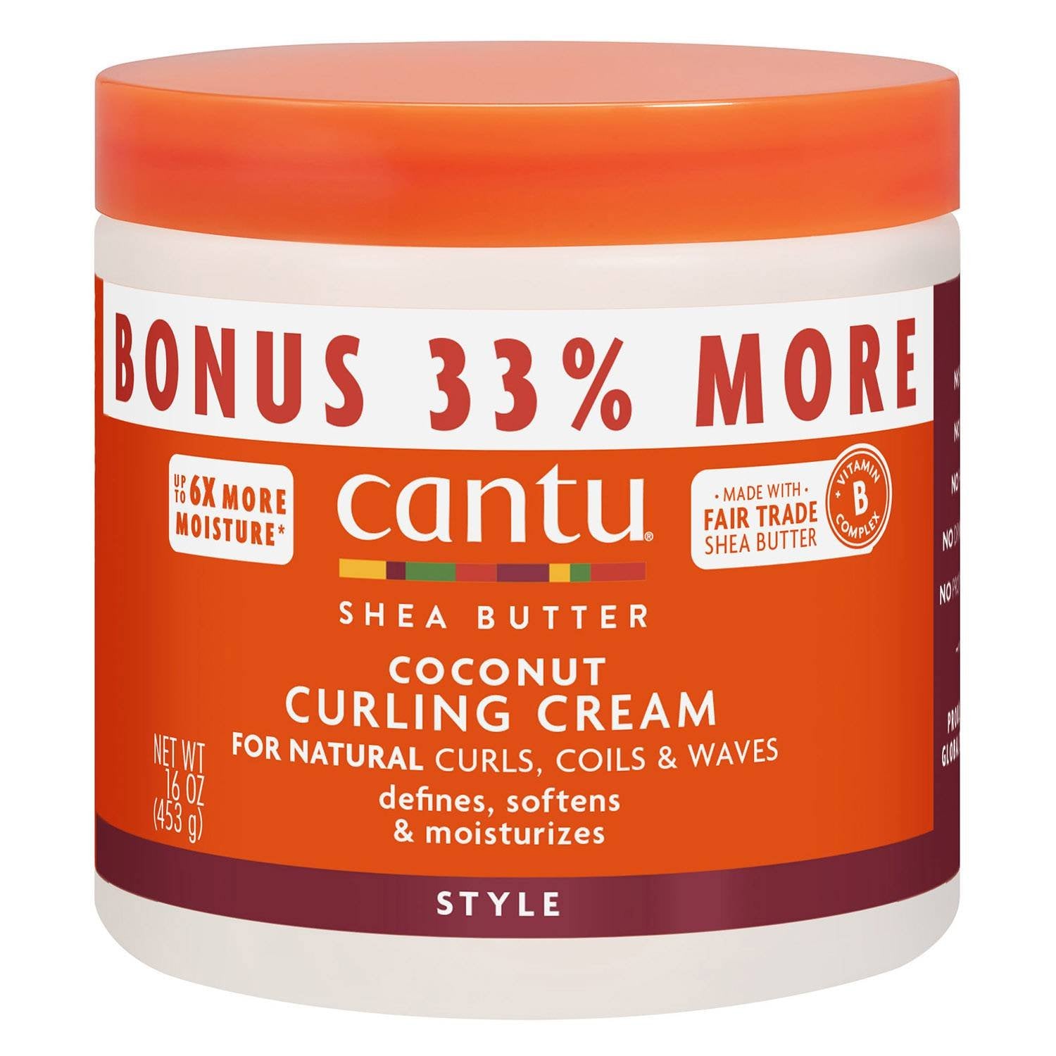 CANTU SHEA NAT CURLING CREAM BONUS