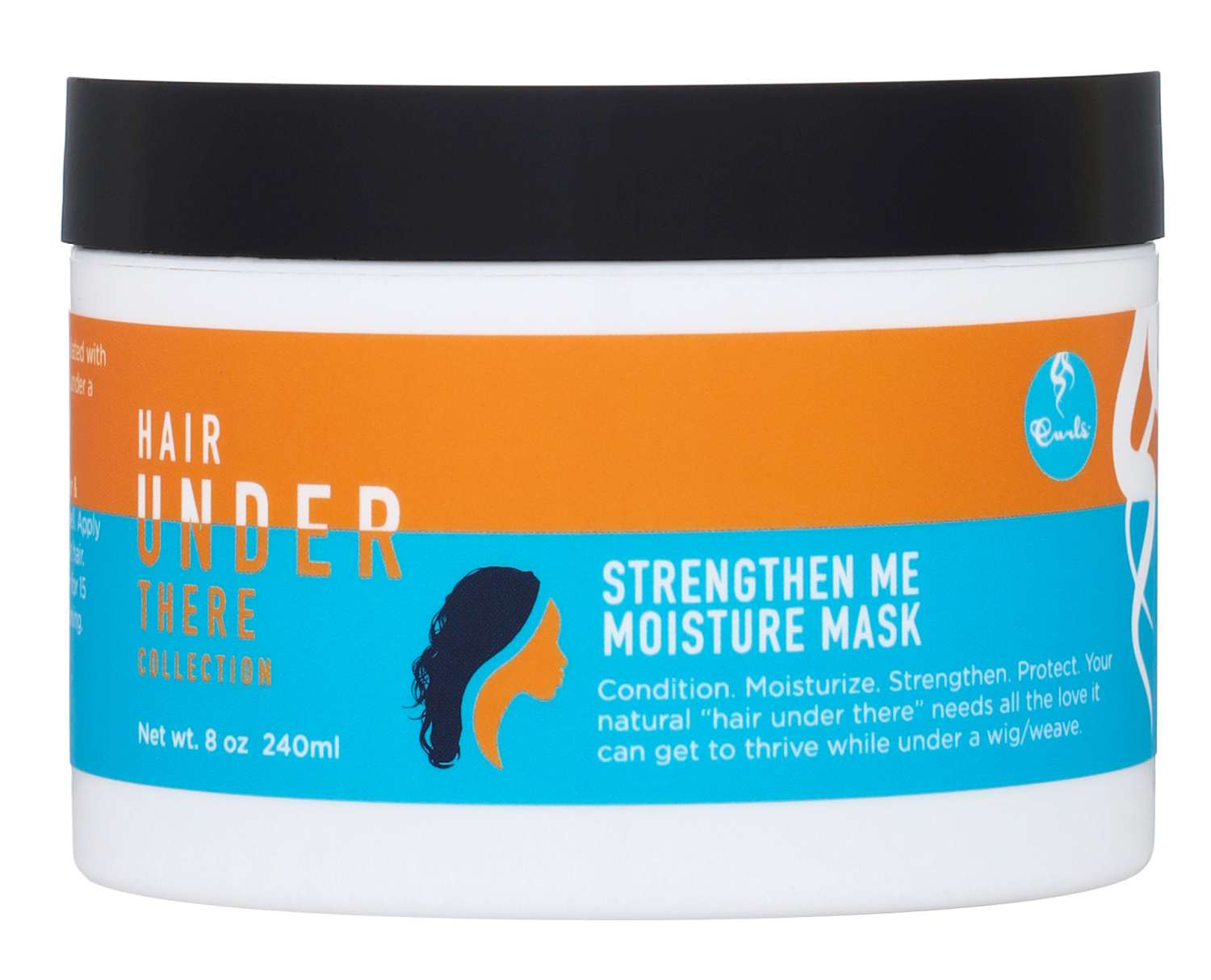 CURLS HAIR UNDER THERE STRENGTH MASK