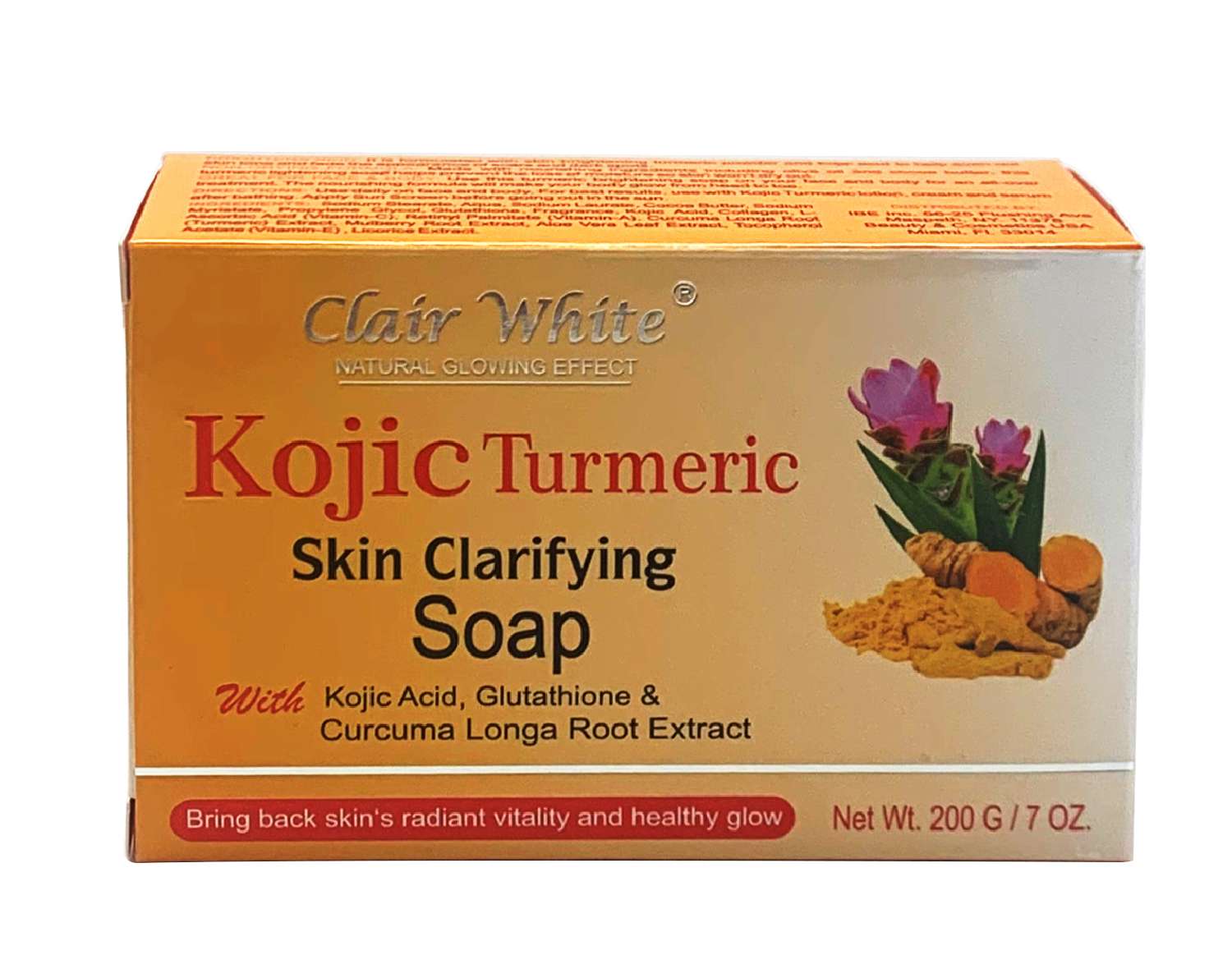 CLAIR WHITE KOJIC TURMERIC SOAP