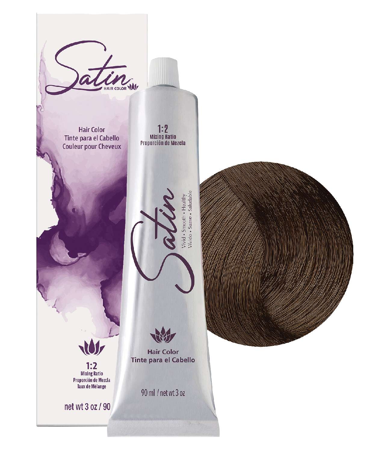 SATIN H/C 6A DARK ASH BLONDE