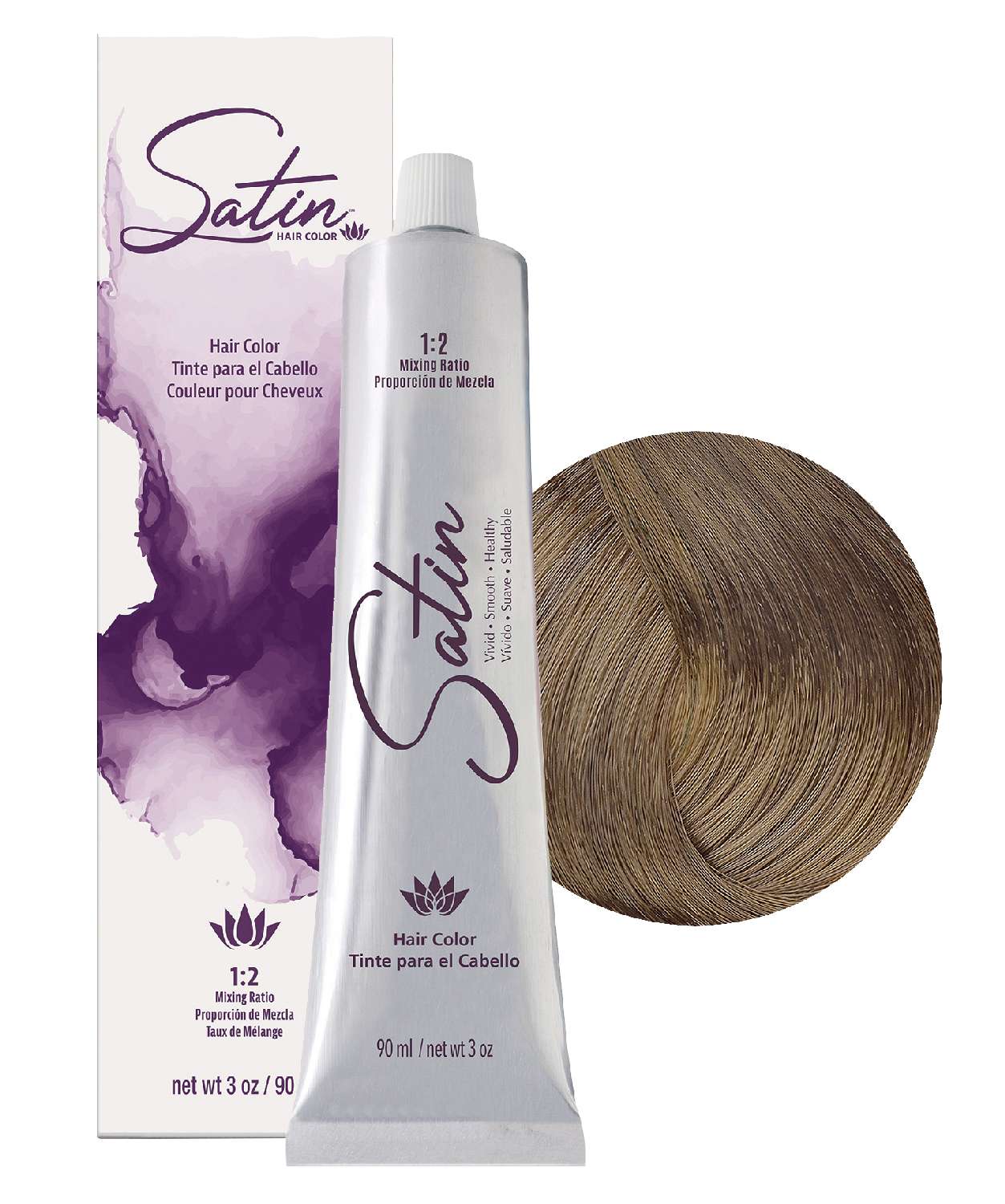 SATIN H/C 7A ASH BLONDE
