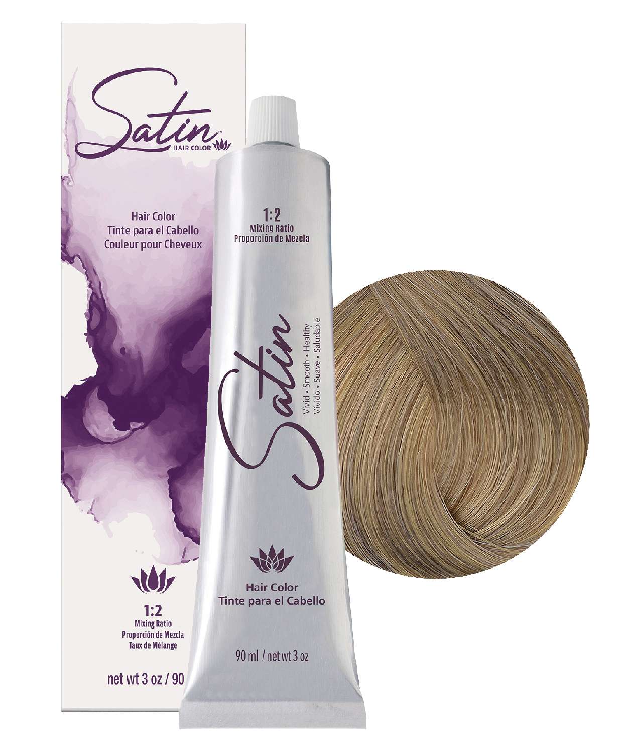 SATIN H/C 8A LIGHT ASH BLONDE