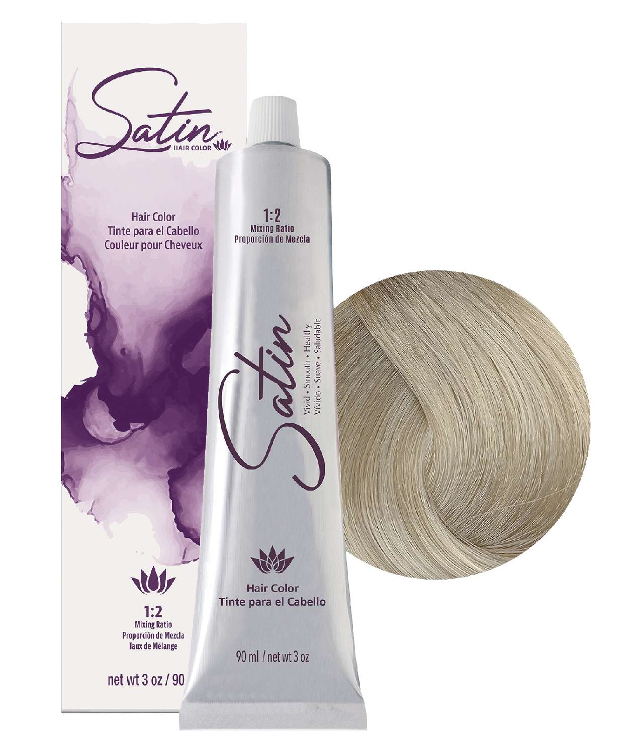 SATIN H/C 10A ULTRA LIGHT ASH BLONDE