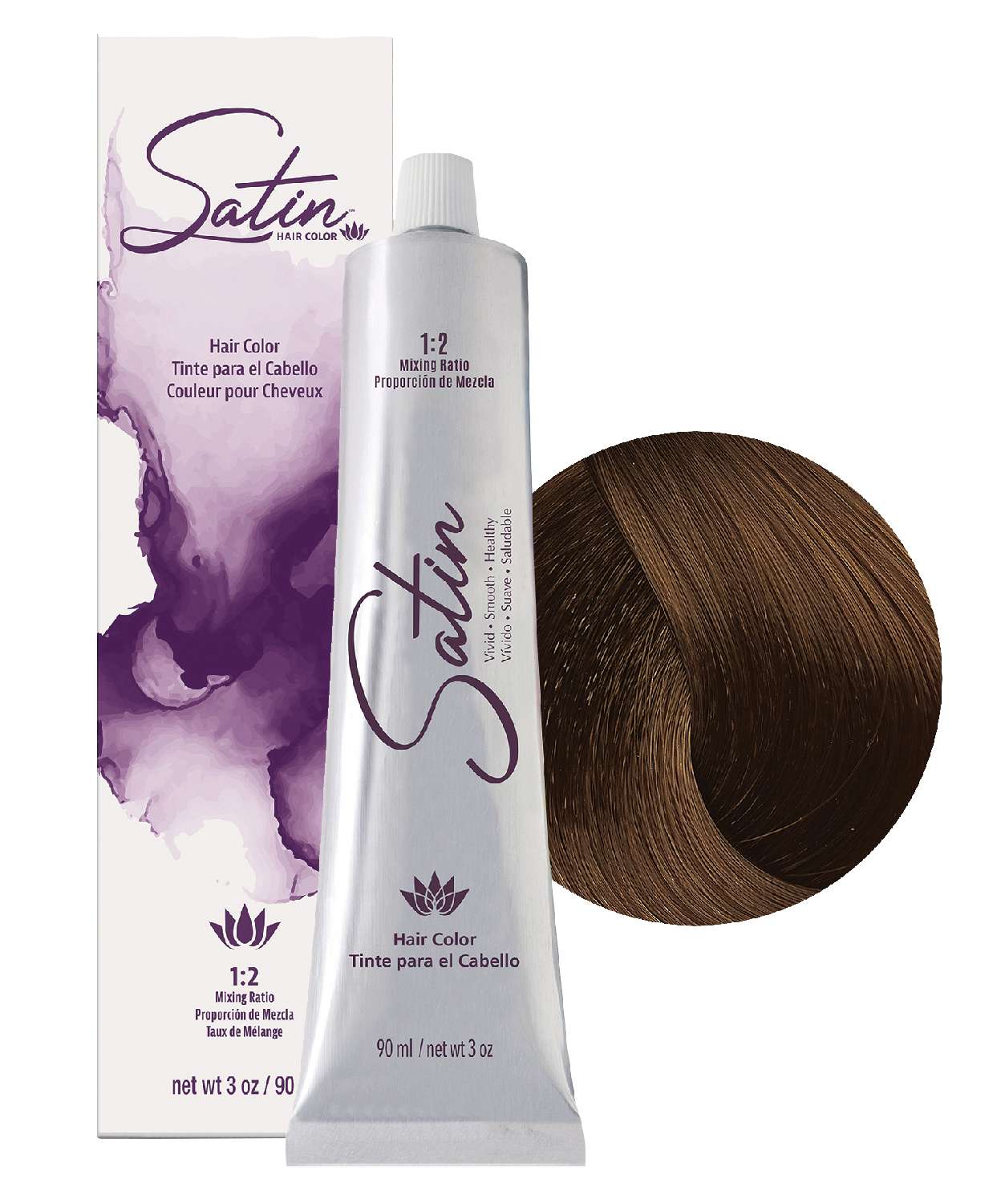 SATIN H/C 5G LIGHT GOLDEN BROWN