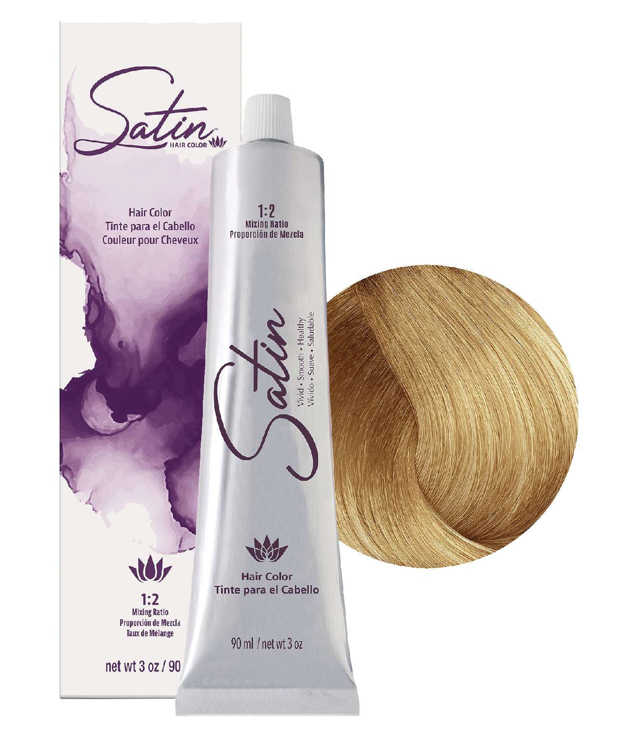 SATIN H/C 9G VERY LIGHT GOLDEN BLONDE