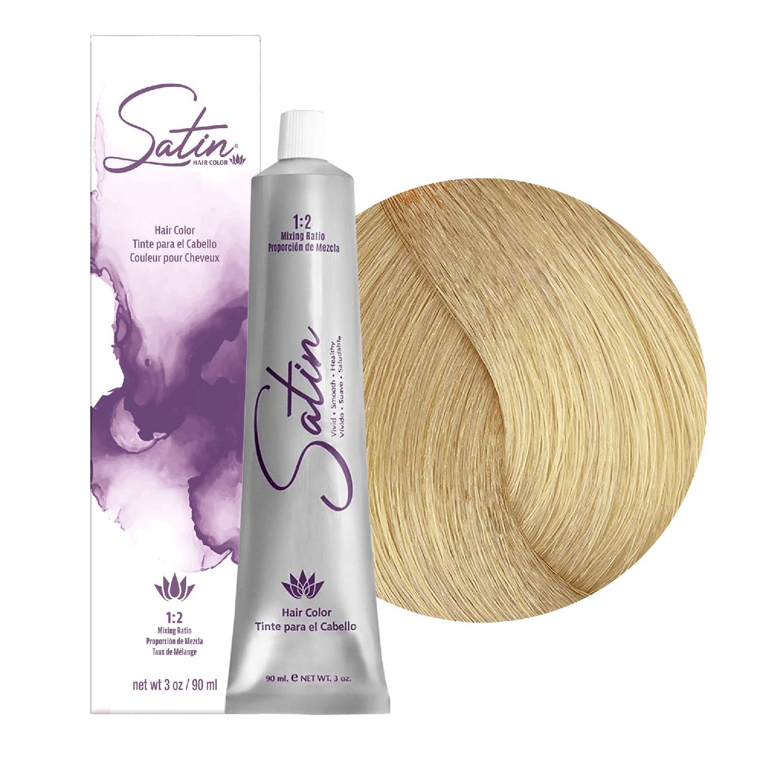 SATIN H/C 10B ULTRA LIGHT BEIGE BLONDE