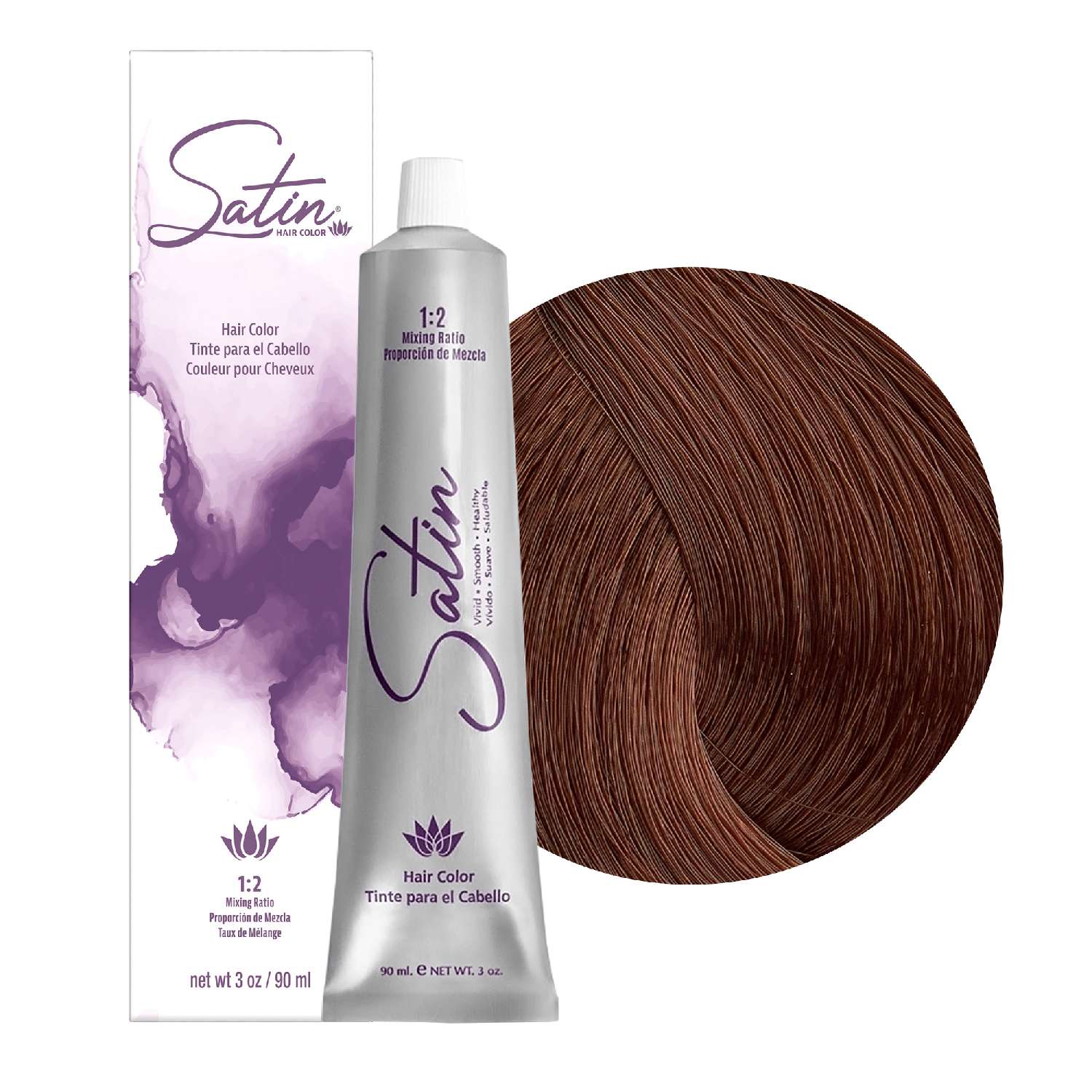 SATIN H/C 6RC DARK RED COPPER BLONDE
