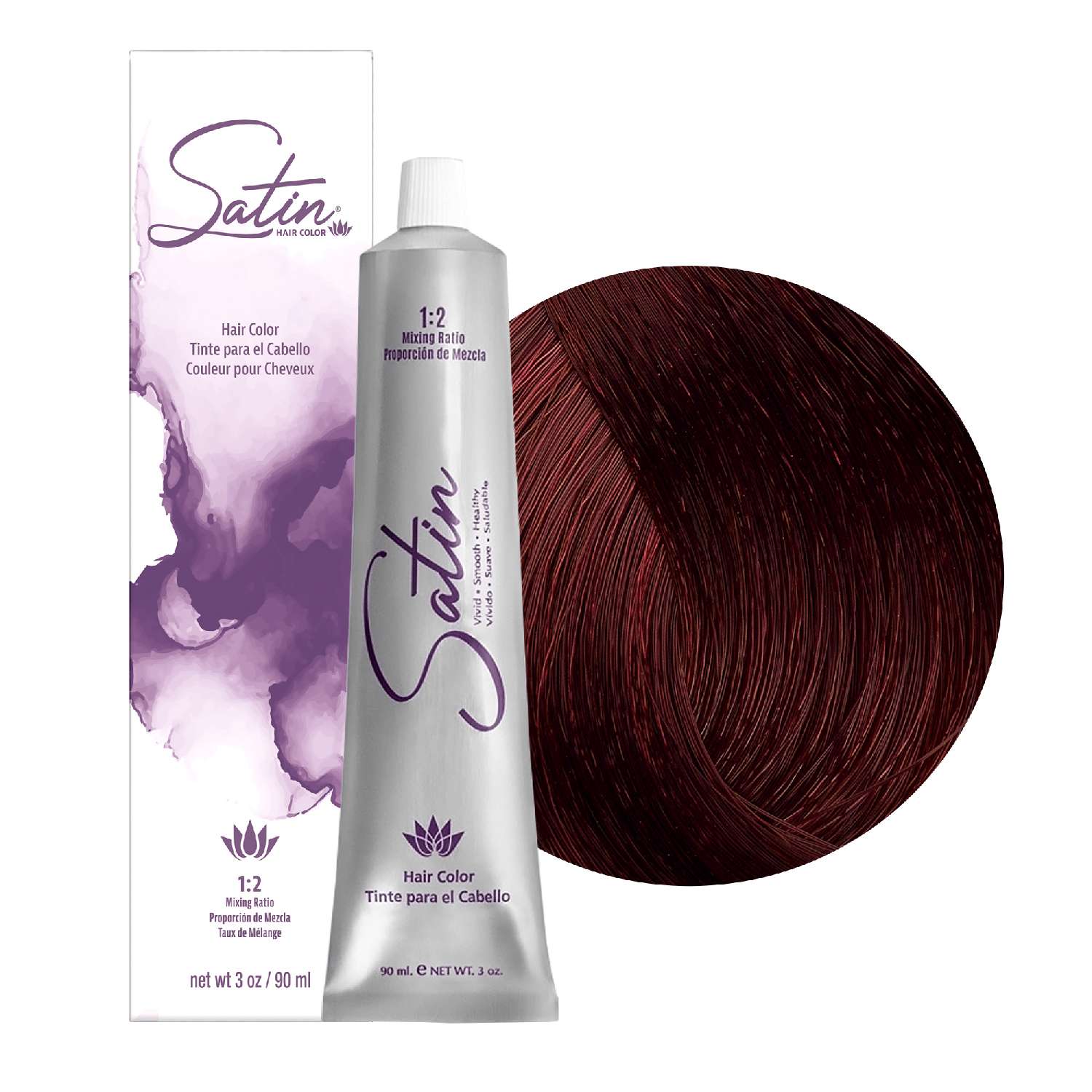 SATIN H/C 6R DARK AUBURN BLONDE