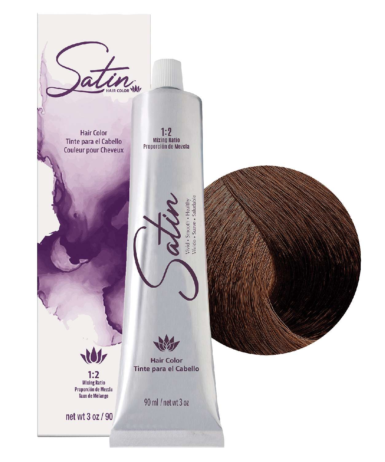 SATIN H/C 6 DARK MOCHA BLONDE