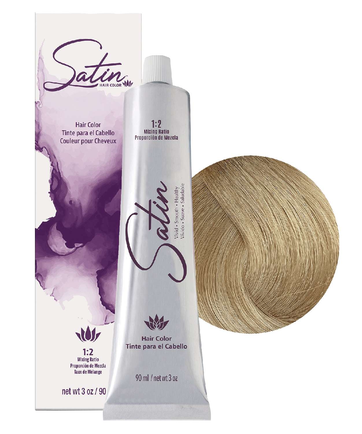 SATIN H/C 9N VERY LIGHT BLONDE