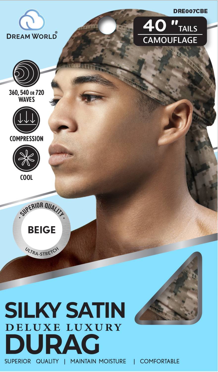 DREAM M-DURAG SMOOTH AND THICK CAMO C/BEIGE