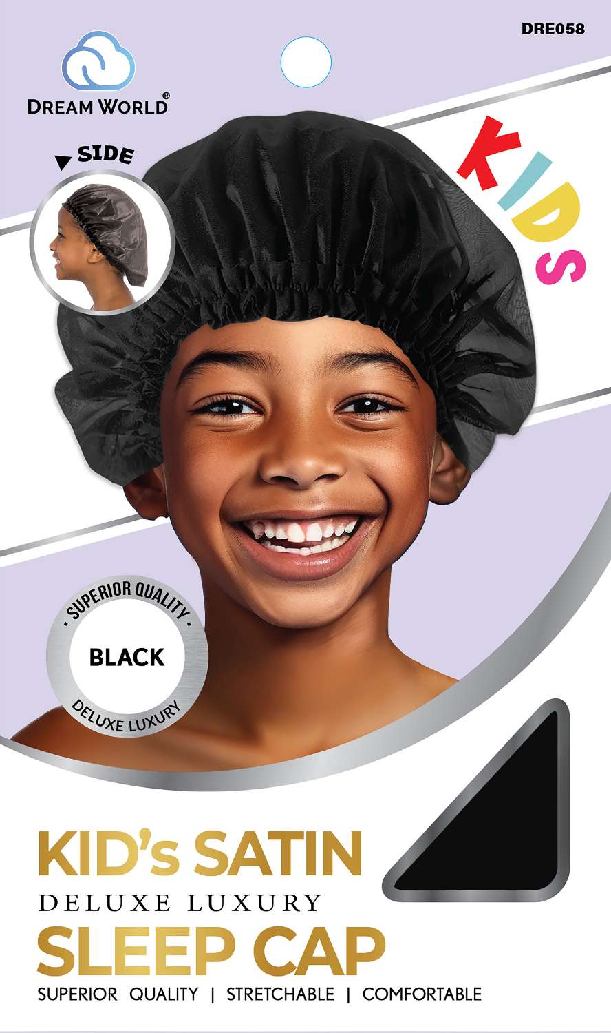 DREAM KID-SLEEP CAP SATIN