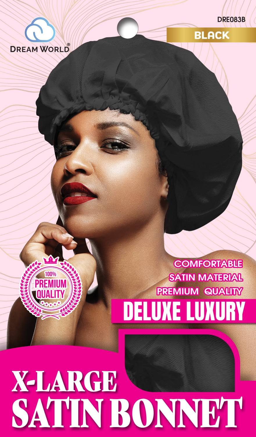 DREAM W-BONNET CAP[XL] SATIN