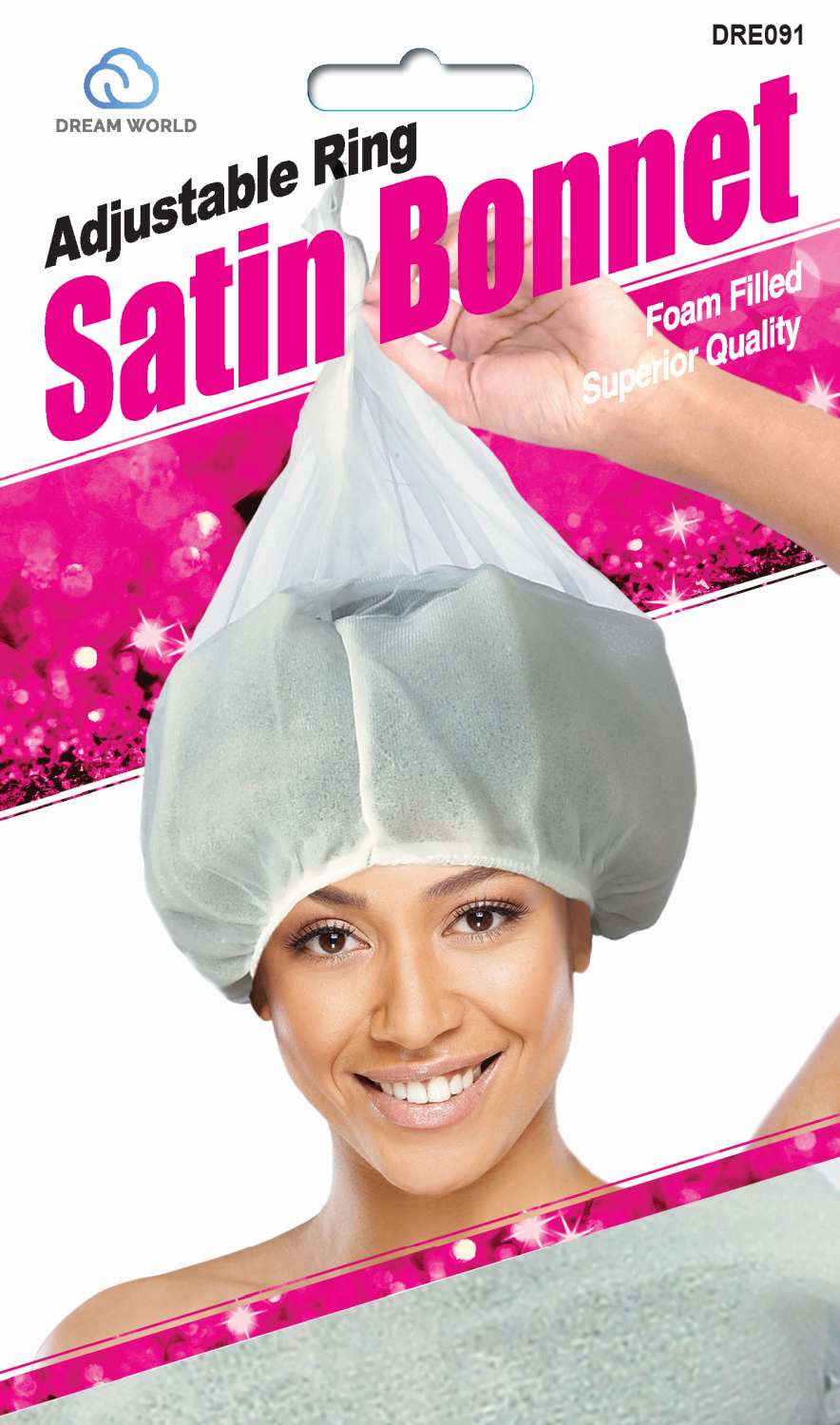 DREAM W-BONNET ADJ RING SATIN